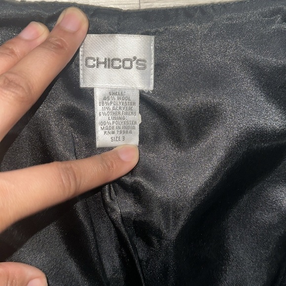 Chico's Beaded Vest - Size 3 - Picture 3 of 5